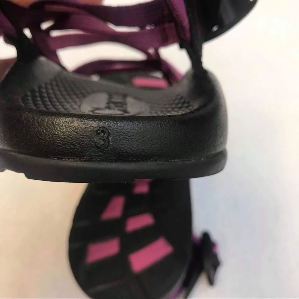 Chaco Kids Purple Strappy Sport Sandals